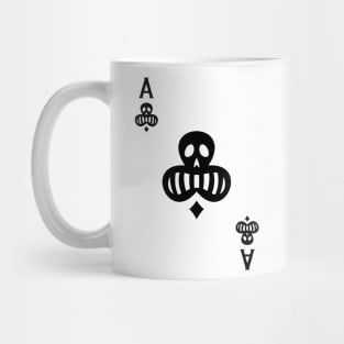 Easy Halloween Playing Card Costume: Ace of Clubs Mug